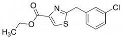 Ethyl 2-[(3-chlorophenyl)methyl]-1,3-thiazole-4-carboxylate