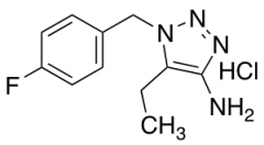 5-Ethyl-1-[(4-fluorophenyl)methyl]-1H-1,2,3-triazol-4-amine Hydrochloride