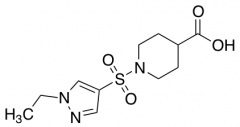 1-[(1-Ethyl-1H-pyrazol-4-yl)sulfonyl]piperidine-4-carboxylic Acid