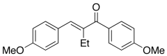 &alpha;-Ethyl-4,4'-dimethoxychalcone