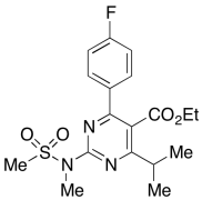 Ethyl 4-(4-Fluorophenyl)-6-isopropyl-2-(N-methylmethylsulfonamido)pyrimidine-5-carboxylat