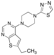 6-Ethyl-4-[4-(1,3,4-thiadiazol-2-yl)-1-piperazinyl]thieno[2,3-d]pyrimidine