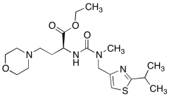 (S)-Ethyl 2-(3-((2-Isopropylthiazol-4-yl)methyl)-3-methylureido)-4-morpholinobutanoate