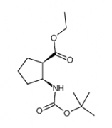Ethyl (1R,2S)-2-(boc-amino)cyclopentanecarboxylate