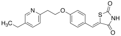 5-[[4-[2-(5-Ethyl-2-pyridinyl)ethoxy]phenyl]-methylene]-2,4-thiazolidinedione(Pioglitazon