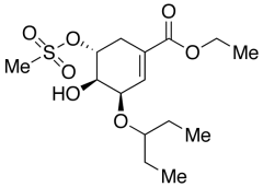 (3R,4R,5R)-3-(1-Ethylpropoxy)-4-hydroxy-5-[(methylsulfonyl)oxy]-1-cyclohexene-1-carboxylic