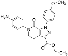 Ethyl 6-​(4-​Aminophenyl)​-​1-​(4-methoxyphenyl)​-​7-​oxo-​4,​5,​6,​