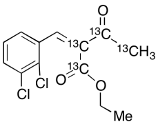 (Z)-Ethyl 2-(2,3-Dichlorobenzylidene)-3-oxobutanoate-13C4