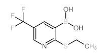 2-Ethylthio-5-trifluoromethylpyridine-3-boronic acid