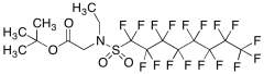 N-​Ethyl-​N-​[(heptadecafluorooct​yl)​sulfonyl]​-​glycine 1,​1-​Dimethyle