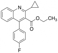 Ethyl 2-Cyclopropyl-4-(4-fluorophenyl)quinoline-3-carboxylate