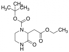 2-Ethoxycarbonylmethyl-3-oxo-piperazine-1-carboxylic Acid tert-Butyl Ester