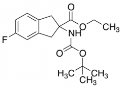 Ethyl 2-(Boc-Amino)-5-Fluoro-2,3-Dihydro-1h-Indene-2-Carboxylate
