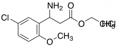 Ethyl 3-Amino-3-(5-Chloro-2-Methoxyphenyl)Propanoate Hydrochloride