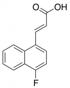 (2E)-3-(4-fluoronaphthalen-1-yl)prop-2-enoic acid