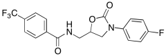 N-​[[3-​(4-​fluorophenyl)​-​2-​oxo-​5-​oxazolidinyl]​methyl]​-​4-​(