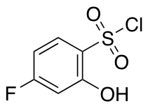 4-fluoro-2-hydroxybenzene-1-sulfonyl chloride