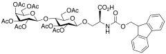 N-(9-Fluorenylmethoxycarbonyl)-O-(2,3,6,2',3',4',6'-hepta-O-acetyl-&beta;-D-lactosyl)-