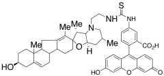 N-(5-Fluoresceinyl)-N&rsquo;-(2-cyclopamineethyl)thiourea