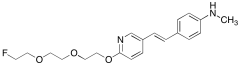 4-[(1E)-2-[6-[2-[2-(2-Fluoroethoxy)ethoxy]ethoxy]-3-pyridinyl]ethenyl]-N-methyl-benzenamin