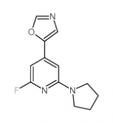 5-(2-Fluoro-6-(pyrrolidin-1-yl)pyridin-4-yl)-oxazole