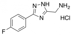 [3-(4-fluorophenyl)-1H-1,2,4-triazol-5-yl]methanamine hydrochloride