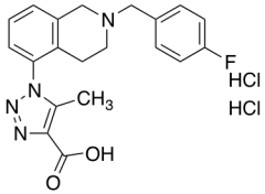 1-{2-[(4-fluorophenyl)methyl]-1,2,3,4-tetrahydroisoquinolin-5-yl}-5-methyl-1H-1,2,3-triazo