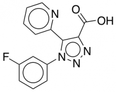 1-(3-fluorophenyl)-5-pyridin-2-yl-1H-1,2,3-triazole-4-carboxylic acid