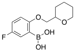 [5-fluoro-2-(oxan-2-ylmethoxy)phenyl]boronic acid