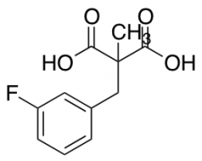 2-[(3-fluorophenyl)methyl]-2-methylpropanedioic acid