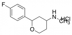 2-(4-fluorophenyl)-N-methyloxan-4-amine hydrochloride