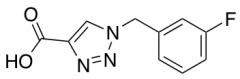 1-[(3-fluorophenyl)methyl]-1H-1,2,3-triazole-4-carboxylic acid