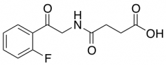 3-{[2-(2-fluorophenyl)-2-oxoethyl]carbamoyl}propanoic acid