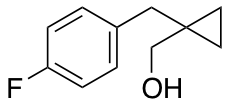 {1-[(4-fluorophenyl)methyl]cyclopropyl}methanol