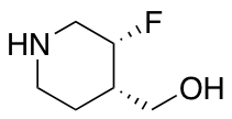 cis-3-fluoropiperidin-4-yl)methanol