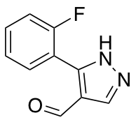 3-(2-fluorophenyl)-1H-pyrazole-4-carbaldehyde