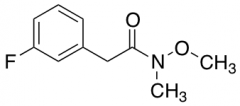 2-(3-fluorophenyl)-N-methoxy-N-methylacetamide