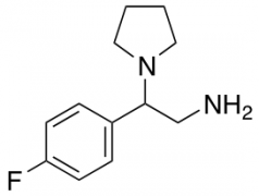 2-(4-fluorophenyl)-2-pyrrolidin-1-ylethanamine