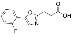 3-[5-(2-Fluorophenyl)-1,3-oxazol-2-yl]propanoic Acid