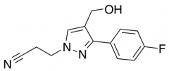 3-[3-(4-Fluorophenyl)-4-(hydroxymethyl)-1H-pyrazol-1-yl]propanenitrile