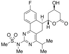 N-[(6S)-8-Fluoro-5,6-dihydro-4-(1-methylethyl)-6-[(2S,4R)-tetrahydro-4-hydroxy-6-oxo-2H-py
