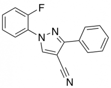 1-(2-Fluorophenyl)-3-phenyl-1H-pyrazole-4-carbonitrile