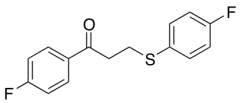 1-(4-Fluorophenyl)-3-[(4-fluorophenyl)sulfanyl]propan-1-one