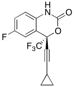 (S)-6-fluoro-4-(cyclopropylethynyl)-4-(trifluoromethyl)-1H-benzo[d][1,3]oxazin-2(4H)-one