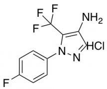 1-(4-Fluorophenyl)-5-(trifluoromethyl)-1H-pyrazol-4-amine Hydrochloride