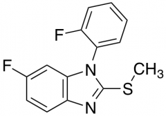 6-fluoro-1-(2-fluorophenyl)-2-(methylsulfanyl)-1H-1,3-benzodiazole