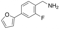 [2-fluoro-4-(furan-2-yl)phenyl]methanamine