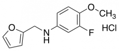 3-fluoro-N-(furan-2-ylmethyl)-4-methoxyaniline hydrochloride