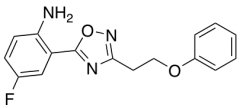 4-fluoro-2-[3-(2-phenoxyethyl)-1,2,4-oxadiazol-5-yl]aniline