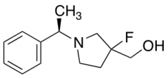 {3-fluoro-1-[(1R)-1-phenylethyl]pyrrolidin-3-yl}methanol